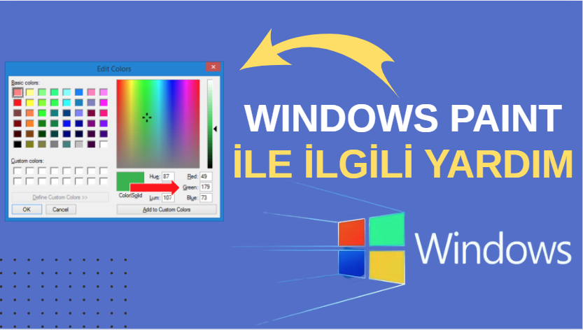 Windows'da Paint İle İlgili Yardım