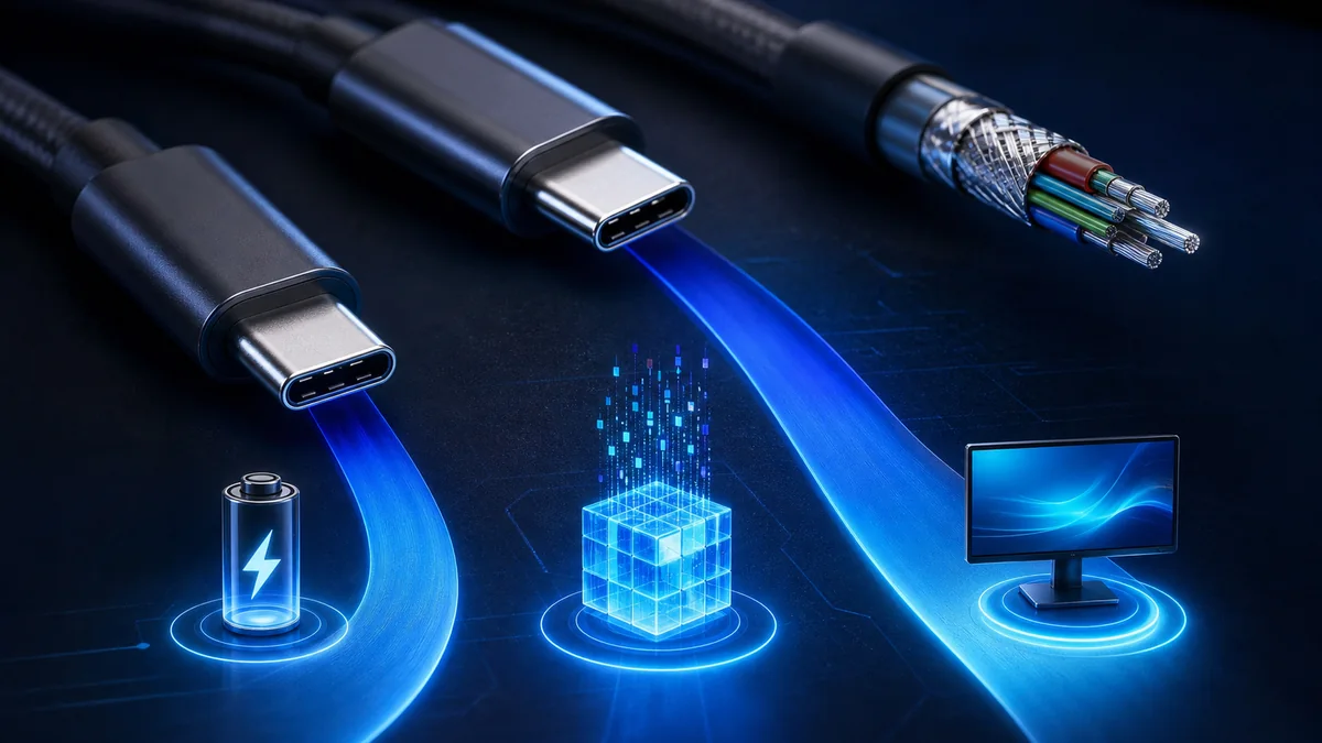 USB-C Cables Explained: Charging Speed, Data Transfer, and Display Support
