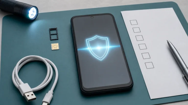 İkinci el Android telefon için SIM, kablo ve güvenlik kontrol listesi