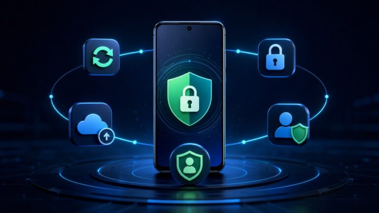 Original Android security illustration for: How to Improve Your Android Phone Security