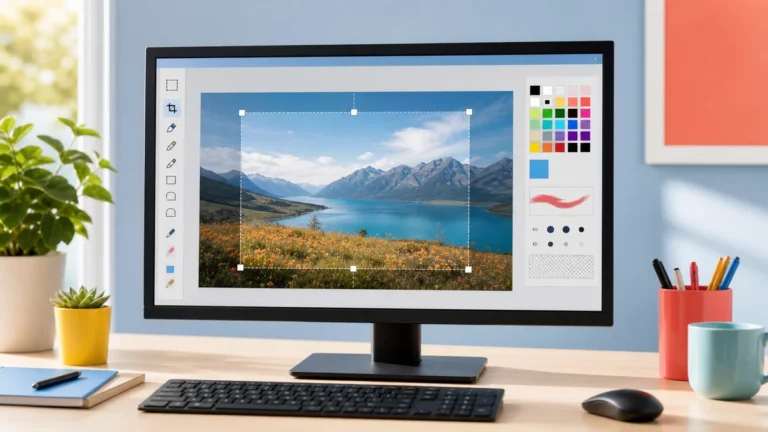 Windows Paint Kullanımı: Kırpma, Boyutlandırma ve Basit Görsel Düzenleme