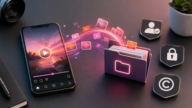 Instagram Videolarını Güvenli Kaydetme: Telif, Gizlilik ve İzin Rehberi