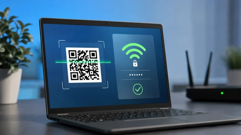 QR Kodu Kullanarak Wi-Fi'ye Bağlanın Windows