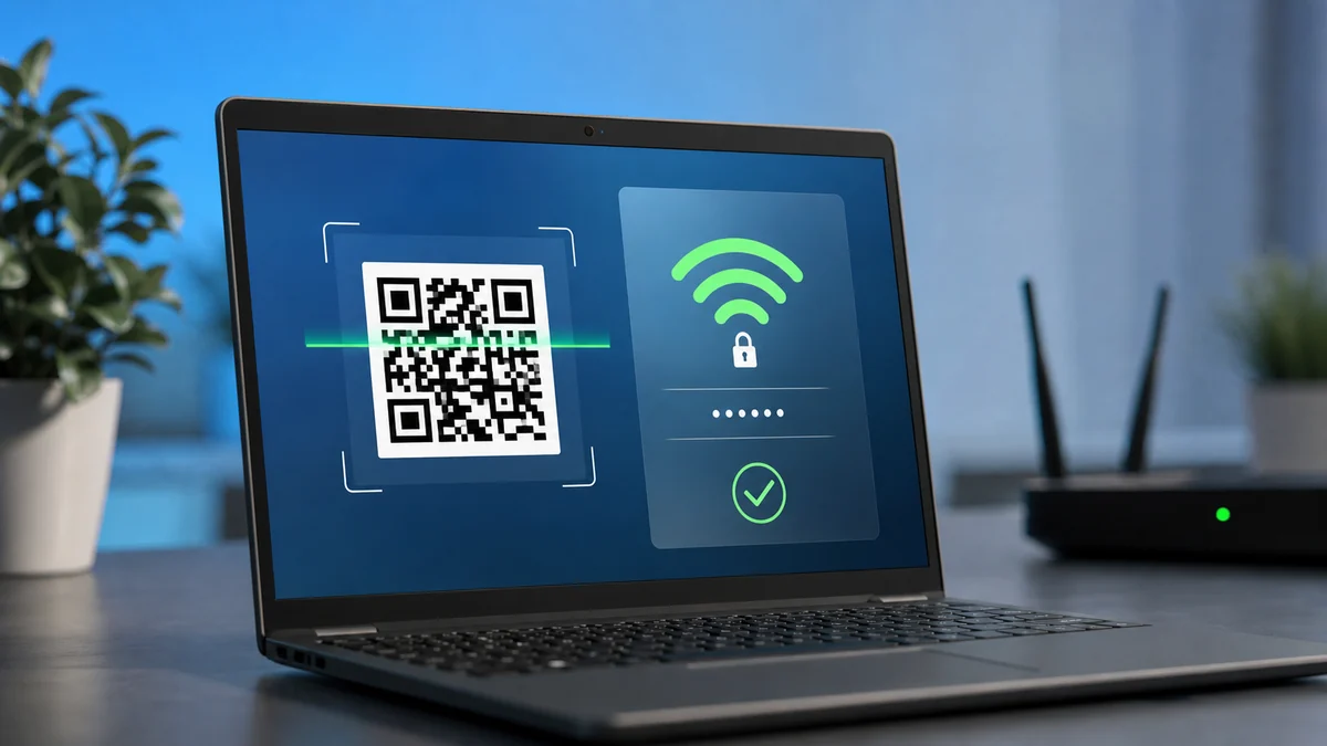 QR Kodu Kullanarak Wi-Fi'ye Bağlanın Windows