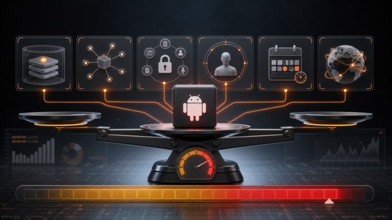 Original Android security illustration for: What Makes an Android App High Risk?