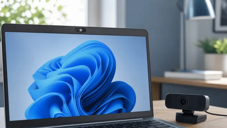 Laptop kamerası, gizlilik kapağı ve harici webcam